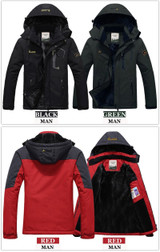 2017 hot Brand Luo Baoluo winter jacket men Plus velvet warm wind parka 6XL plus size black hooded winter coat men
