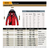2017 hot Brand Luo Baoluo winter jacket men Plus velvet warm wind parka 6XL plus size black hooded winter coat men
