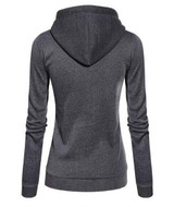 2017 Hoody Tracksuit Autumn Oblique Zip Up Coat Women Casual Print Long Sleeve Hoodies Pullover Ladies Tops Hooded Sweatshirts
