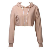 2017 Hoodies Sweatshirts Women Long Sleeve Hoodies O-neck Pullovers O-Neck Short Brad Women's Clothing