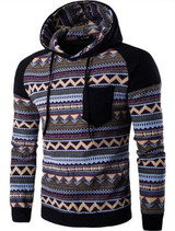 2017 Hoodies Mens Hombre Hip Hop Male Brand Hoodie Pattern Printing Pocket Sweatshirt   Suit Men Slim Fit Men Hoody XXL DSAA