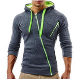 2017 Hoodies Men Sweatshirt 3d hoodies Mens Brand clothing Oblique zipper Hoodie Sweatshirt Slim Fit Men Hoody Sudaderas Hombre