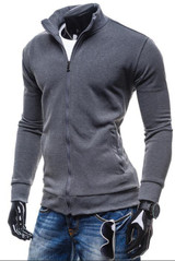 2017 Hoodies Men Sudaderas Hombre Hip Hop Mens Brand Retro Cardigan Zipper Placket Hoodie Sweatshirt Slim Men Hoody