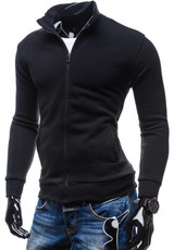 2017 Hoodies Men Sudaderas Hombre Hip Hop Mens Brand Retro Cardigan Zipper Placket Hoodie Sweatshirt Slim Men Hoody