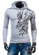 2017 Hoodies Men Hombre Hip Hop Mens Brand Letter Hooded Zipper Hoodie Sweatshirt Slim Fit Men Hoody Large Size 3XL