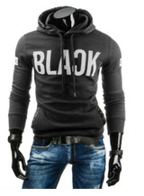 2017 Hoodies Brand Men Chest Letter Printing Sweatshirt Male Hoody Hip Hop Autumn Winter Hoodie Mens Pullover Cotton XXXL