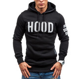 2017 Hoodies Brand Men Chest Letter Printing Sweatshirt Male Hoody Hip Hop Autumn Winter Hoodie Mens Pullover Cotton XXXL