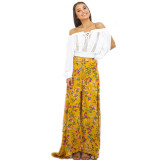 2017 Hirigin New Fashion Women Skirts Summer Long Maxi BOHO Floral Regular Skirts Evening Party Beach Bohemian Style Skirts