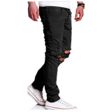 2017 Hip-Hop Men Jeans Masculina Casual Denim Men'S Slim Jeans Pants Brand Biker Jeans Skinny Rock Ripped Jeans Homme XXL JHG