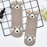 2017 High Quality New Lovely Cartoon Women Panda Pattern Socks Cotton Sox Japanese Fashion Style Socks Warm Breathable Socks