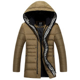 2017 High Quality Men Fashion White Duck Down Jacket Winter Casual Down Coat Parka Men Free Shipping