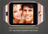 2016 New Fashion DZ09 Smart Watch with Camera Sim Card Slot Passometer Sleep Tracker Smart Anti-lost Sedentary Reminder