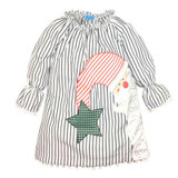2016 New Fashion Christmas Santa Claus Kids Baby Girls Casual Clothes Tops Tutu High-quality Dress Princess Dress