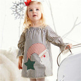 2016 New Fashion Christmas Santa Claus Kids Baby Girls Casual Clothes Tops Tutu High-quality Dress Princess Dress