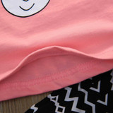 2016 New Fashion baby Girl clothes set 2pcs Newborn Infant Baby Kids Girls T-shirt Tops+Long Pants Outfits Clothes Sets