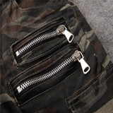 2016 New Camouflage Jeans Men Famous Designer Slim Biker Washed Jeans Size 29-38 Jeans Skinny Jeans Men