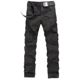 2016 New Brand Men's Casual Camouflage Cargo Pants Pocket Cotton Overalls Loose Trousers for Men Free Shipping Drop Shipping