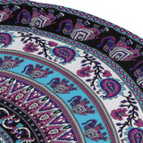2016 New Brand High Quality Purple Elephant Round Beach Pool Home Shower Towel Blanket Table Chiffon Cloth Mat Nov 2