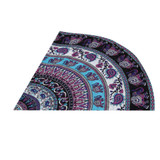 2016 New Brand High Quality Purple Elephant Round Beach Pool Home Shower Towel Blanket Table Chiffon Cloth Mat Nov 2