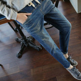 2016 New Blue During Waist Jeans Woman Loose Holes Jeans For Women Plus Size Jeans For Women Elastic Blue Ripped Jeans women 2016 New Blue During Waist Jeans Woman Loose Holes Jeans For Women Plus Size Jeans For Women Elastic Blue Ripped Jeans women