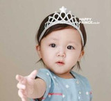 2016 New baby newborn infant headbands children's crown baby elastic headband girls hair accessories