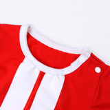 2016 New baby romper newborn boys girls Christmas Santa Claus bebe fleece lining romper + hat suit infant New Year clothes