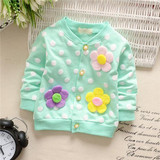 2016 New Baby Girls clothing Coat Jacket in Spring and Autumn Print Children Outerwear Clothing