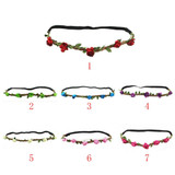 2016 Fashion Women'S Rose Flower Hair Bands Headband Hair Accessory Headwear 7Colors