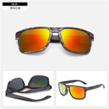 2016 Fashionable Wood Sunglasses Men Reflective Sun Glasses Outdoors Square Eyewear Gafas De Sol Oculos De Sol Feminino