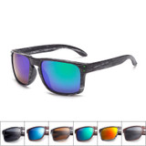 2016 Fashionable Wood Sunglasses Men Reflective Sun Glasses Outdoors Square Eyewear Gafas De Sol Oculos De Sol Feminino