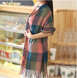 2016 Fashion Wool Winter Scarf Women Spain Desigual Scarf Plaid Thick Brand Shawls and Scarves for Women