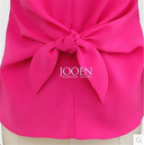 2016 fashion women kimono Bowknot blouses O-neck short sleeve shirts chiffon casual vintage tops plus size XXXXL blusas blouse