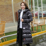 2016 Fashion winter cotton padded jacket  Slim thick stars print Women jacket Parker warm Women winter jacket g026