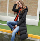 2016 Fashion winter cotton padded jacket  Slim thick stars print Women jacket Parker warm Women winter jacket g026