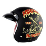 Vintage retro motorcycle helmet open face scooter chopper old school helmets