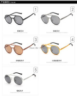 2016 Fashion Polarized Round Sunglasses men women circular shades circle glasses