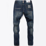 2016 fashion cotton straight Thin models young men jeans classic new denim jeans long pants men warm high quality winter jeans