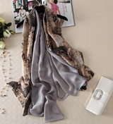 2016 Fashion bandana Luxury Scarve Woman Brand 100% Silk Scarf With Flower Classcial Plaid Women Shawl High Quality Print hijab