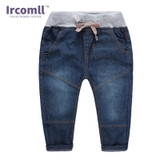 2016 Fashion Autumn Summer Boys Jeans Infant Cartoon Soldier Pants Boys Trousers Children Denim Kids Jeans