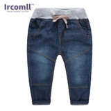 2016 Fashion Autumn Summer Boys Jeans Infant Cartoon Soldier Pants Boys Trousers Children Denim Kids Jeans