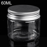 Cosmetic Mini Travel Empty Bottle Jar Round Aluminum Cover Plastic Lip Balm Make-up Bottling Box Makeup Cosmetic Face Cream Jar