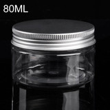 Cosmetic Mini Travel Empty Bottle Jar Round Aluminum Cover Plastic Lip Balm Make-up Bottling Box Makeup Cosmetic Face Cream Jar