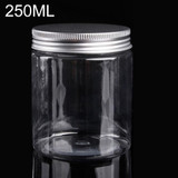 Cosmetic Mini Travel Empty Bottle Jar Round Aluminum Cover Plastic Lip Balm Make-up Bottling Box Makeup Cosmetic Face Cream Jar