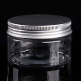 Cosmetic Mini Travel Empty Bottle Jar Round Aluminum Cover Plastic Lip Balm Make-up Bottling Box Makeup Cosmetic Face Cream Jar