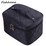 Cosmetic box 2017 female Quilted professional cosmetic bag women's large capacity storage handbag travel toiletry makeup bag ML1 Cosmetic box 2017 female Quilted professional cosmetic bag women's large capacity storage handbag travel toiletry makeup bag ML1