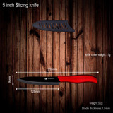 Corrosion Resistance Fruit Vegetable Ceramic Knife 3" 4" 5" Paring Utility Slicing Ceramic Knife Sets Kitchen Knives + Peeler