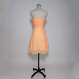 Coral Short Bridesmaid Dresses 2017 Cheap robe demoiselle d'honneur Short Wedding Party Dresses