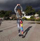 Women Digital Printing Workout Leggings High Waist Push Up