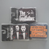 Cool Movie Godfather Wallet For Men Vintage Letter Printing Short Leather Wallets Bifold Dollar Money Bag ID Card Holder Purse