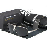 Cool Mens Retro Polarized Sunglasses Men Luxury Brand Designer Mirror Coating Sun Glasses Man Driving Sunglass Oculos Male